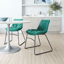 wynter green dining chair   