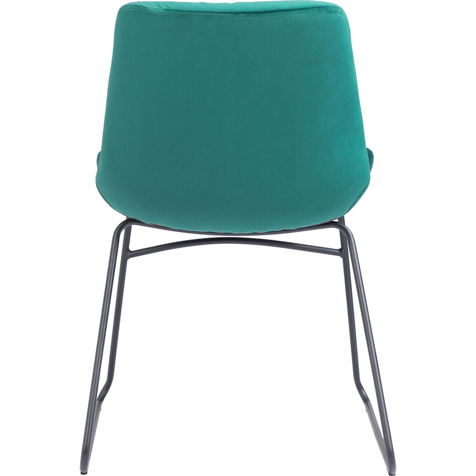 wynter green dining chair   