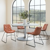 wynter light brown dining chair   