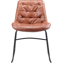 wynter light brown dining chair   