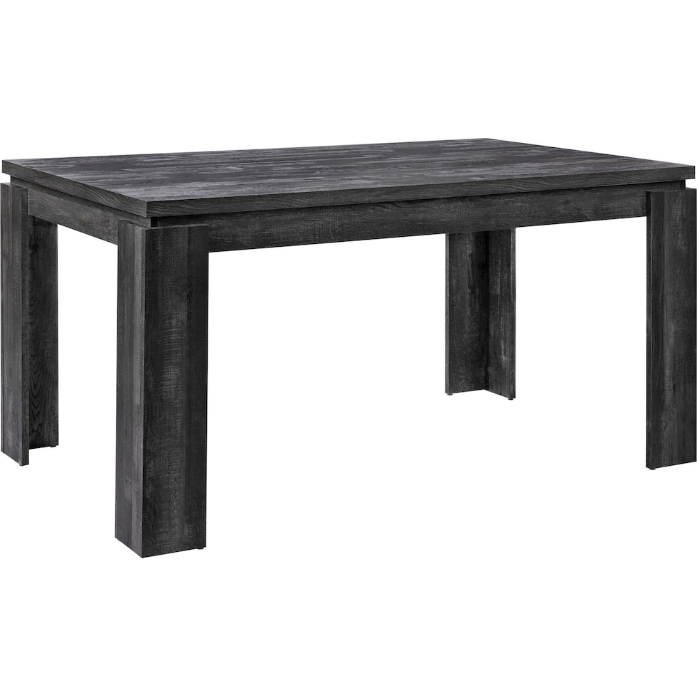 xander black dining table   