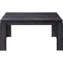 xander black dining table   