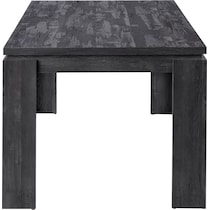 xander black dining table   