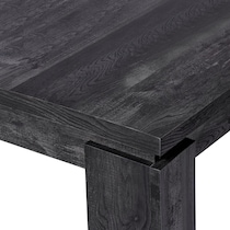 xander black dining table   
