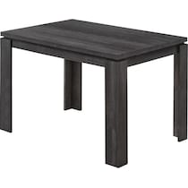 xander black dining table   