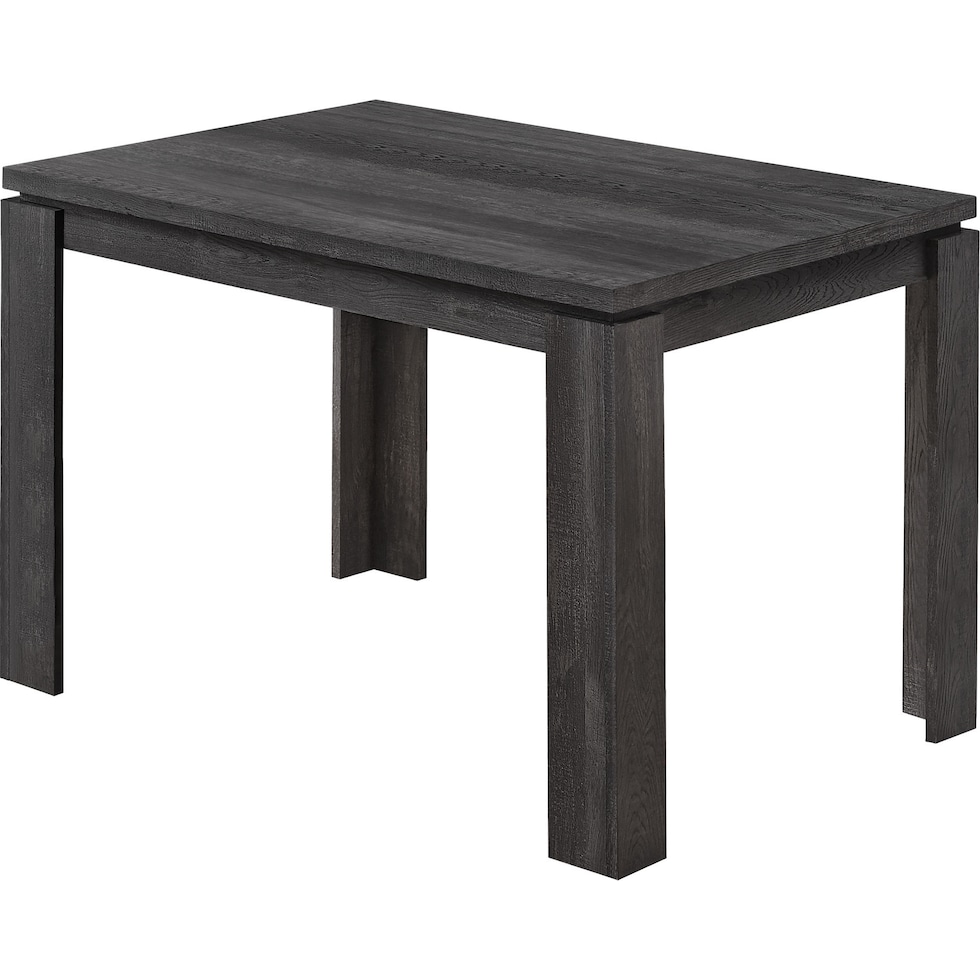 xander black dining table   