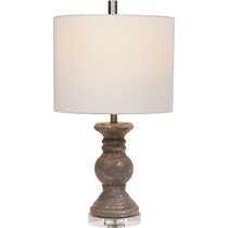 ximena gray table lamp   