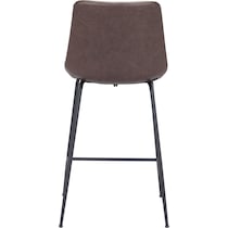 xyon dark brown bar stool   