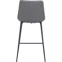 xyon gray counter height stool   