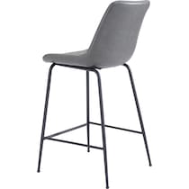 xyon gray counter height stool   