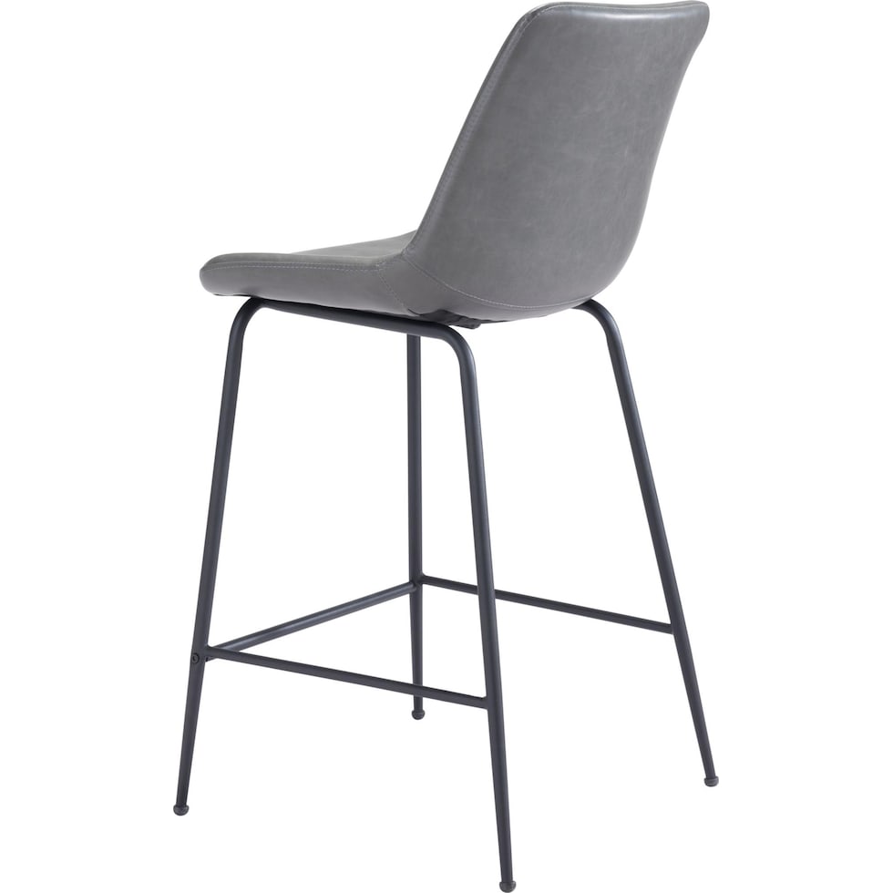 xyon gray counter height stool   