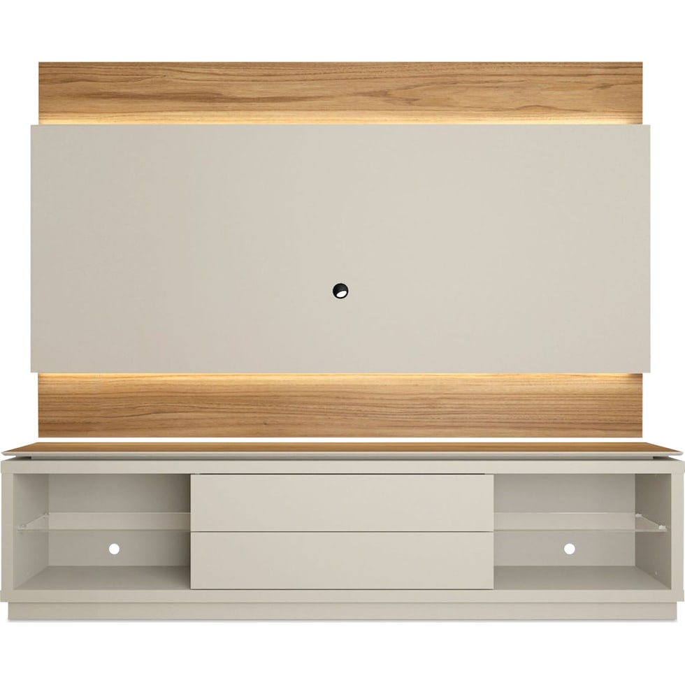 yale white tv stand   