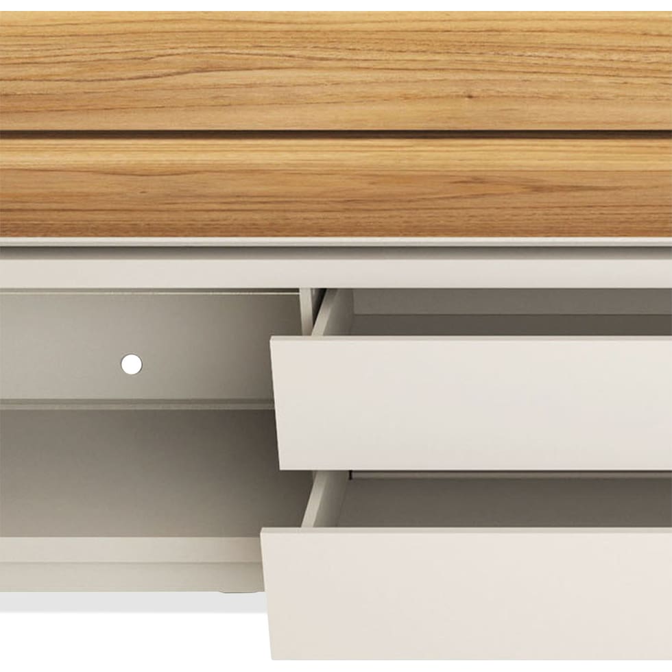 yale white tv stand   