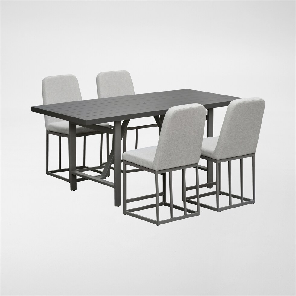 yarmouth light brown  pc outdoor dining   