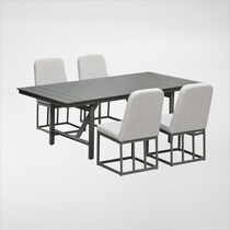 yarmouth light brown  pc outdoor dining   