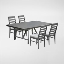 yarmouth light brown  pc outdoor dining   