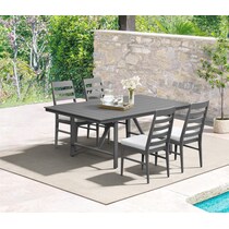 yarmouth light brown  pc outdoor dining   