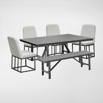 yarmouth light brown  pc outdoor dining   