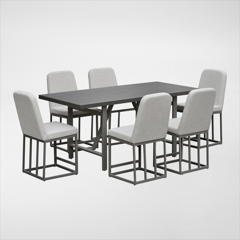 yarmouth light brown  pc outdoor dining   