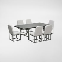 yarmouth light brown  pc outdoor dining   