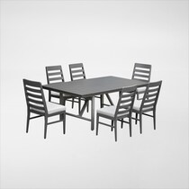 yarmouth light brown  pc outdoor dining   