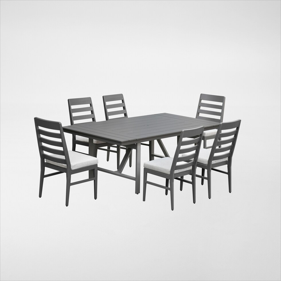 yarmouth light brown  pc outdoor dining   
