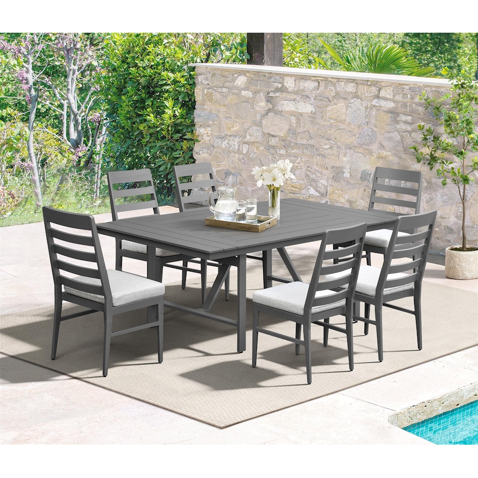 yarmouth light brown  pc outdoor dining   