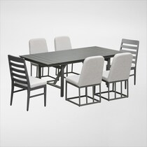 yarmouth light brown  pc outdoor dining   