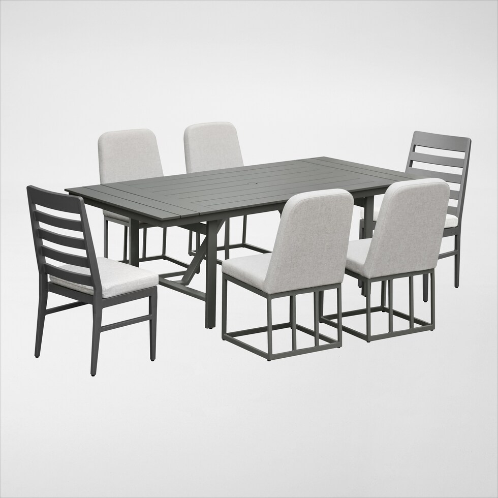 yarmouth light brown  pc outdoor dining   