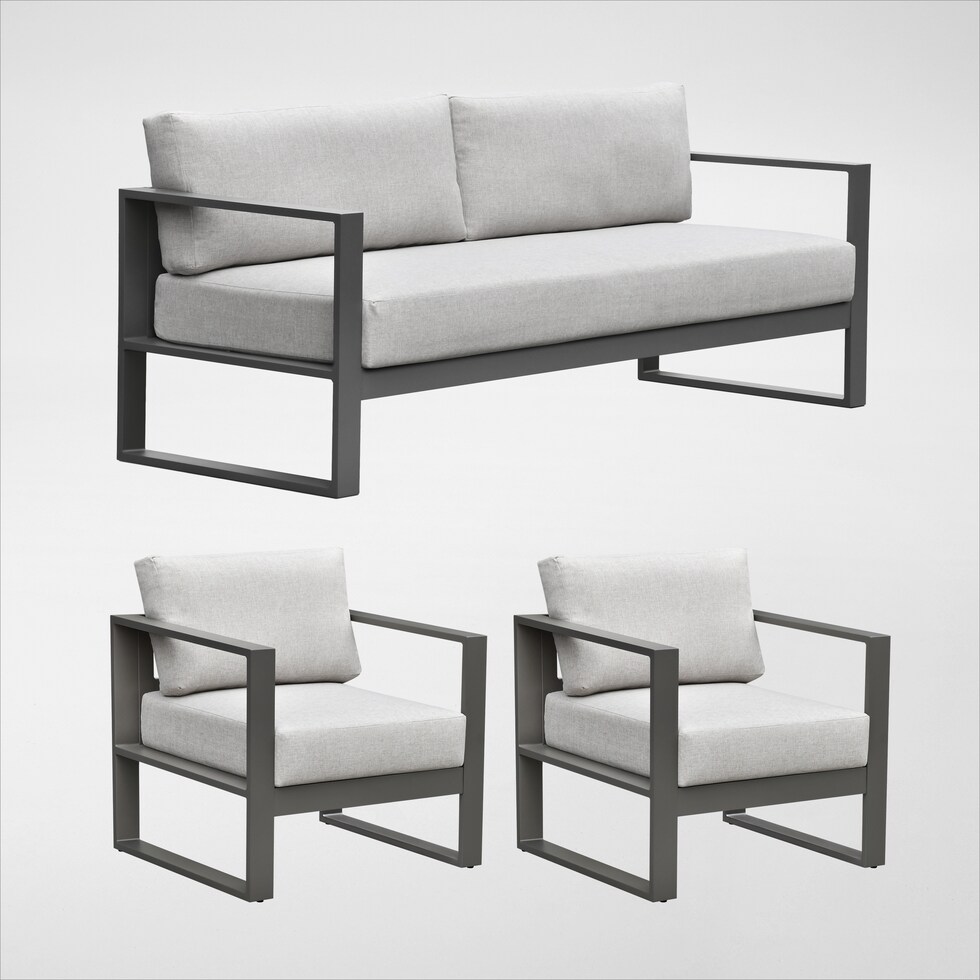 yarmouth light brown outdoor sofa set   