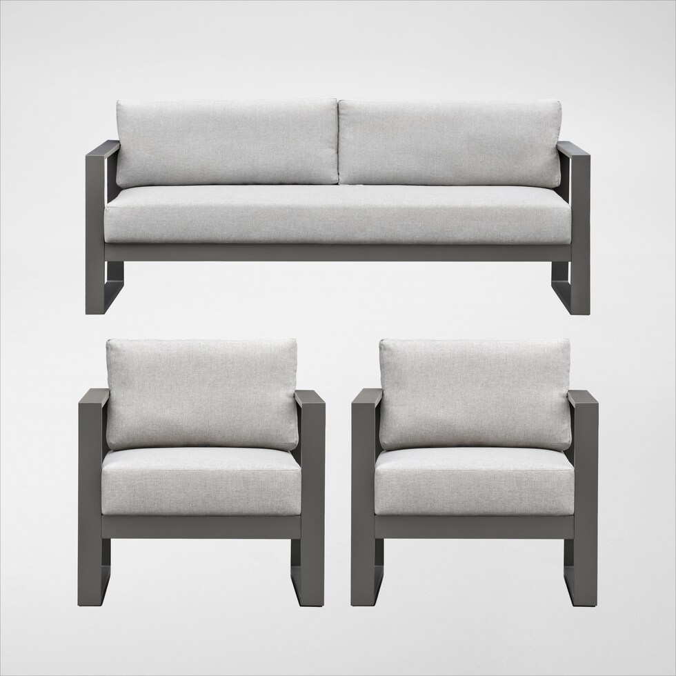 yarmouth light brown outdoor sofa set   