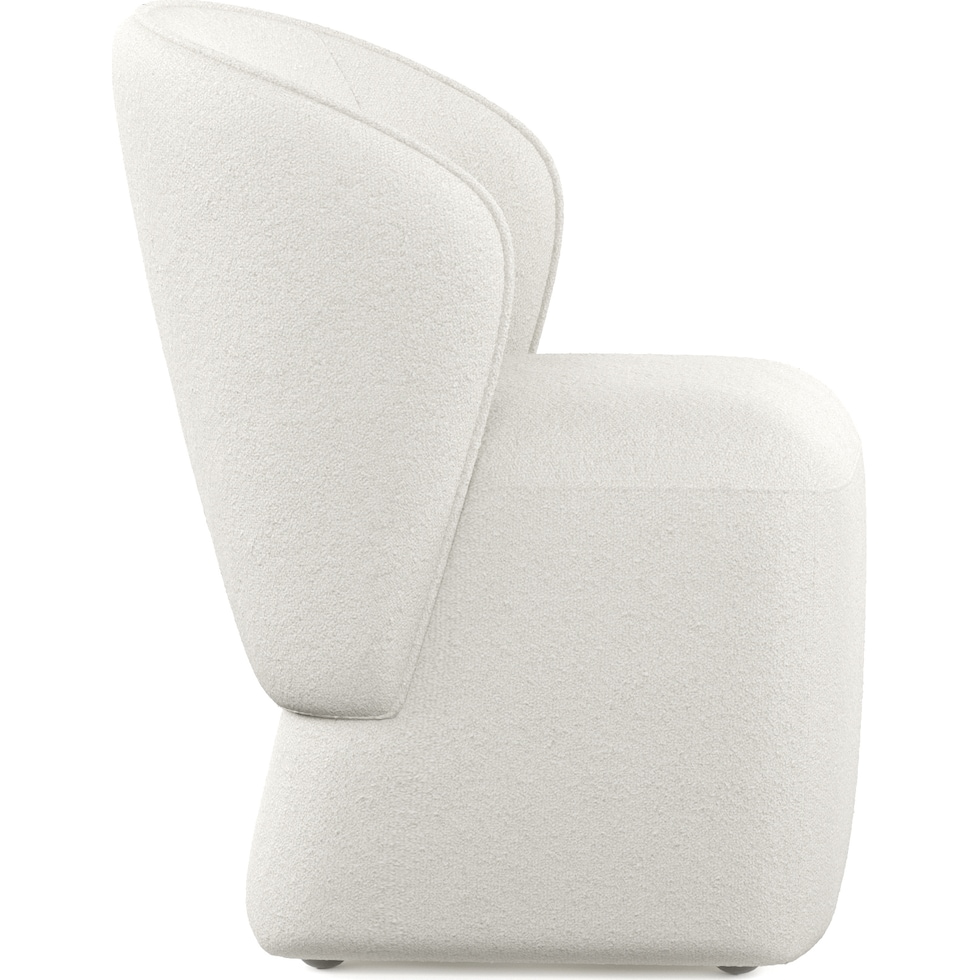 yates white dining chair   