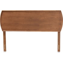 yesenia dark brown king headboard   