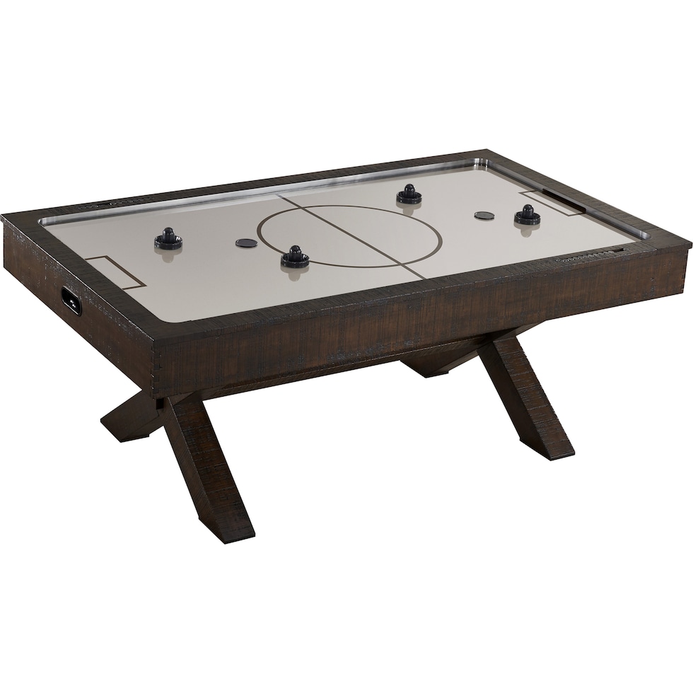 york dark brown gaming table   