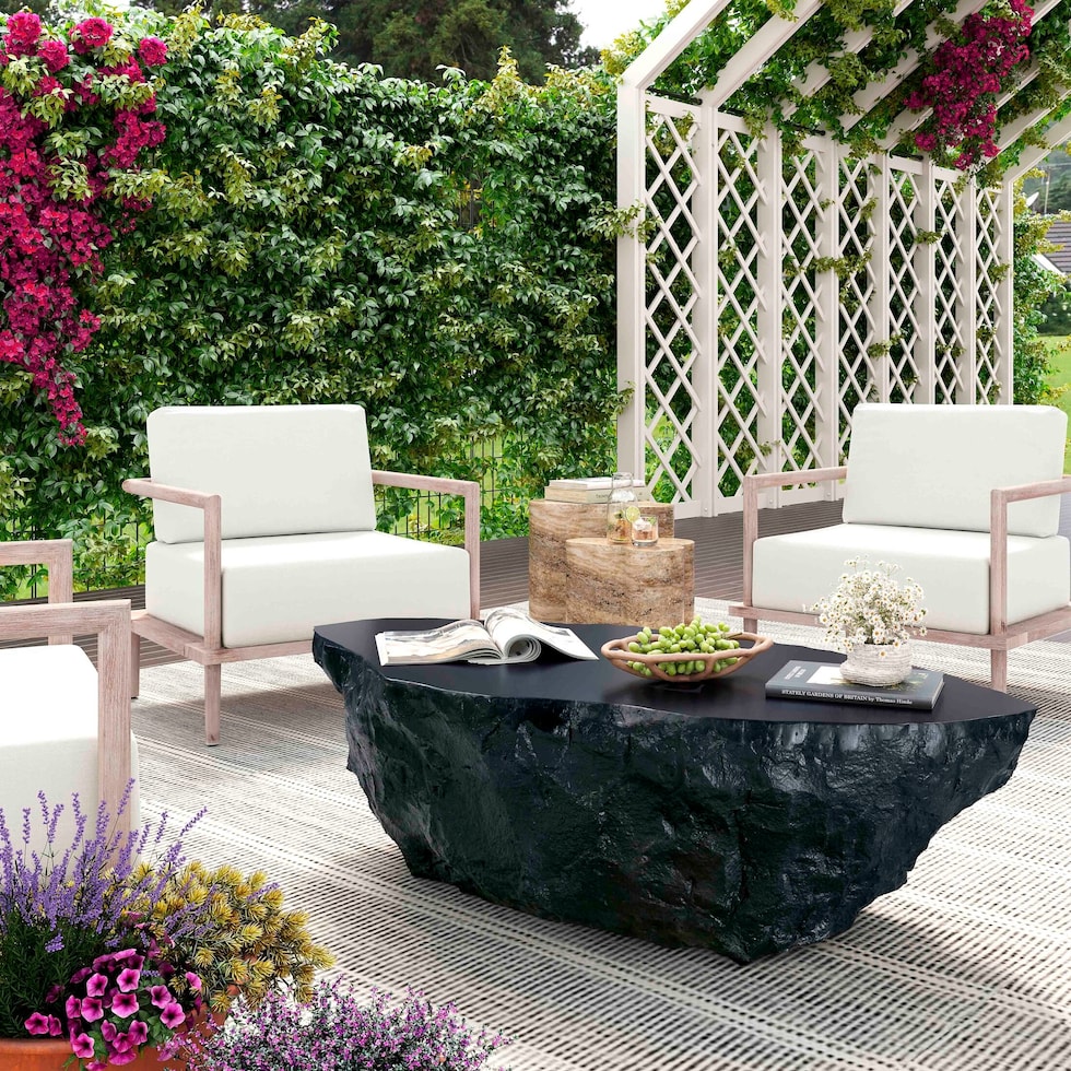 yosemite black coffee table   