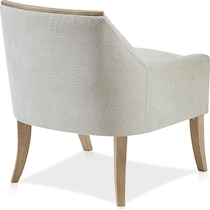 yucco white accent chair   