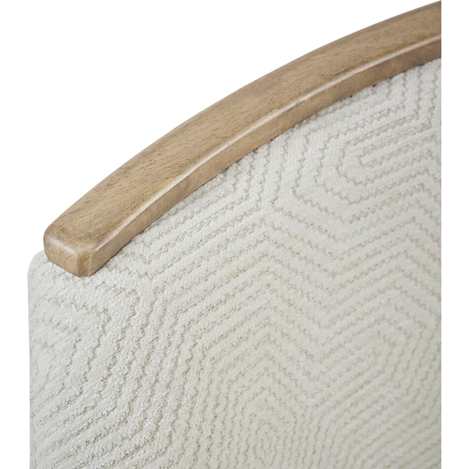 yucco white accent chair   