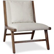 yuma white lounge chair   