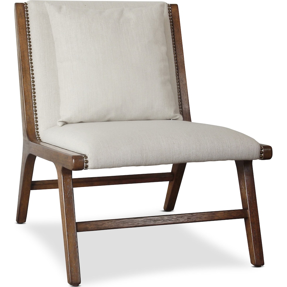 yuma white lounge chair   