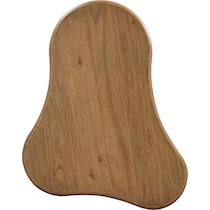 yvonne light brown coffee table   