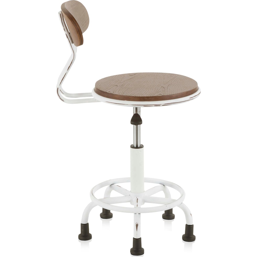 zac dark brown office chair   