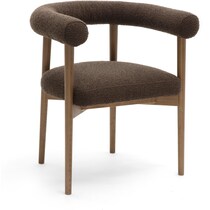 zack dark brown dining chair   