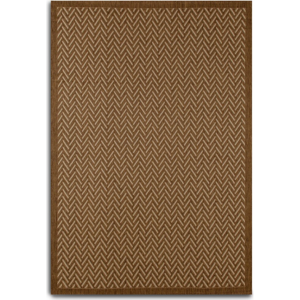 zaggy dark brown outdoor area rug   