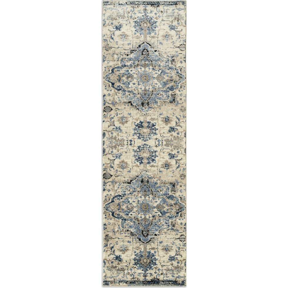 zahara blue rug   