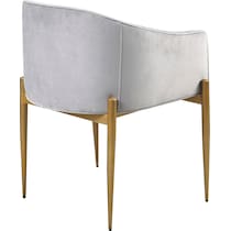 zaida gray dining chair   