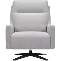 zaire white swivel chair   