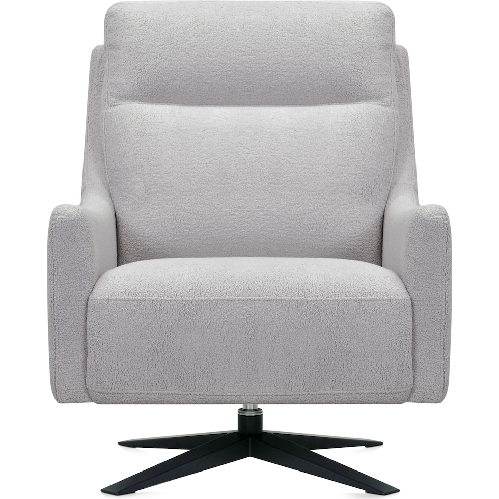 zaire white swivel chair   