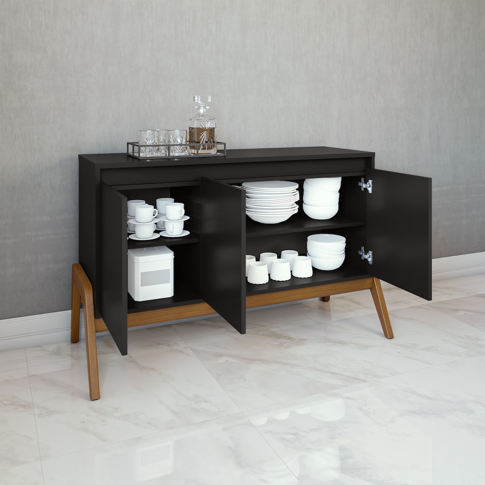 zamir black sideboard   