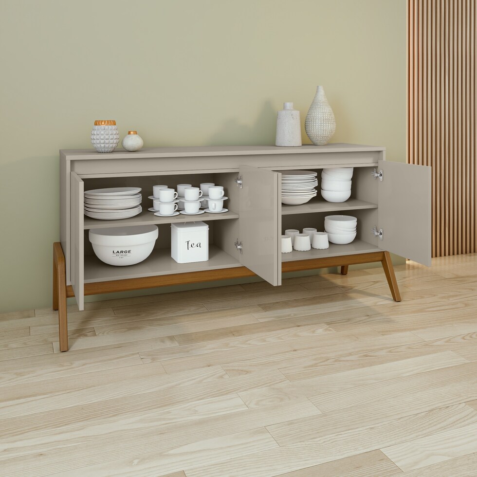 zamir gray sideboard   