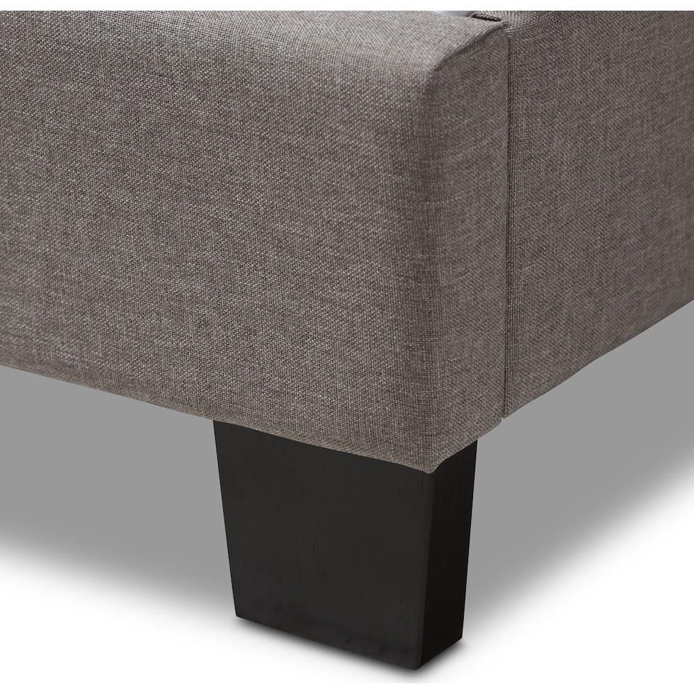 zanab gray twin bed   